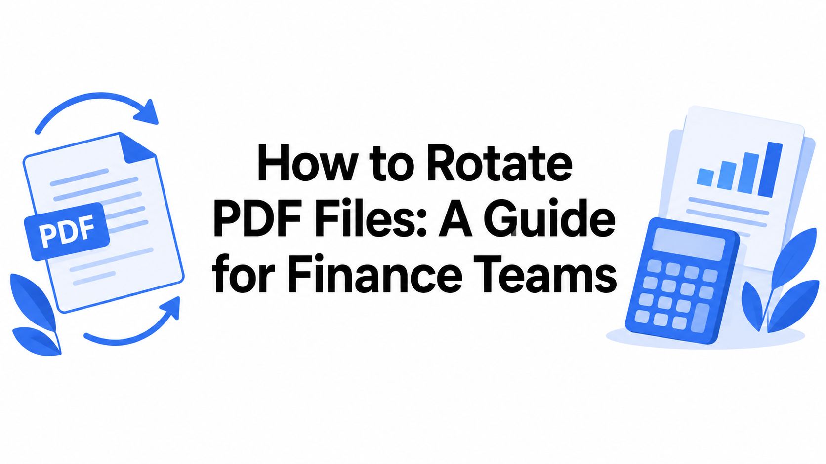 How to Rotate PDF Files: A Guide for Finance Teams
