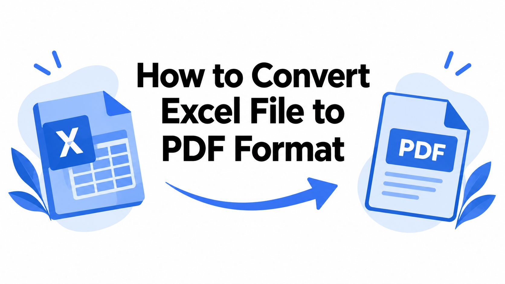 How to Convert Excel File to PDF Format