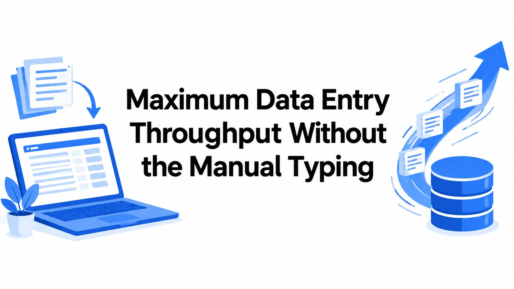 Maximum Data Entry Throughput Without the Manual Typing
