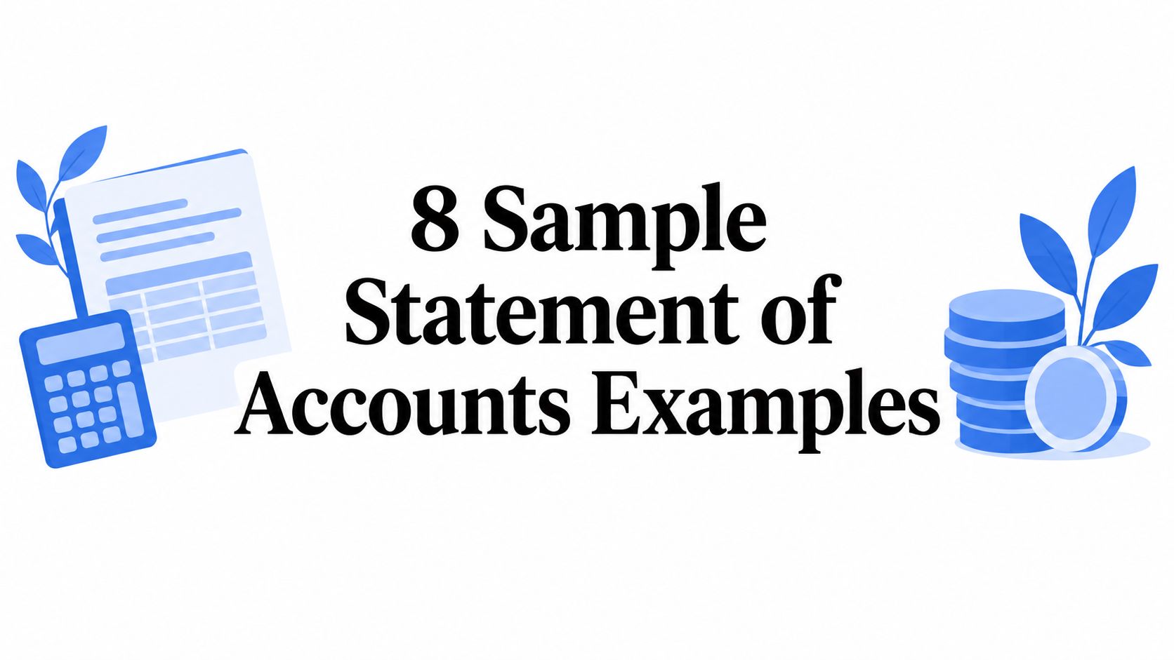 8 Sample Statement of Accounts Examples