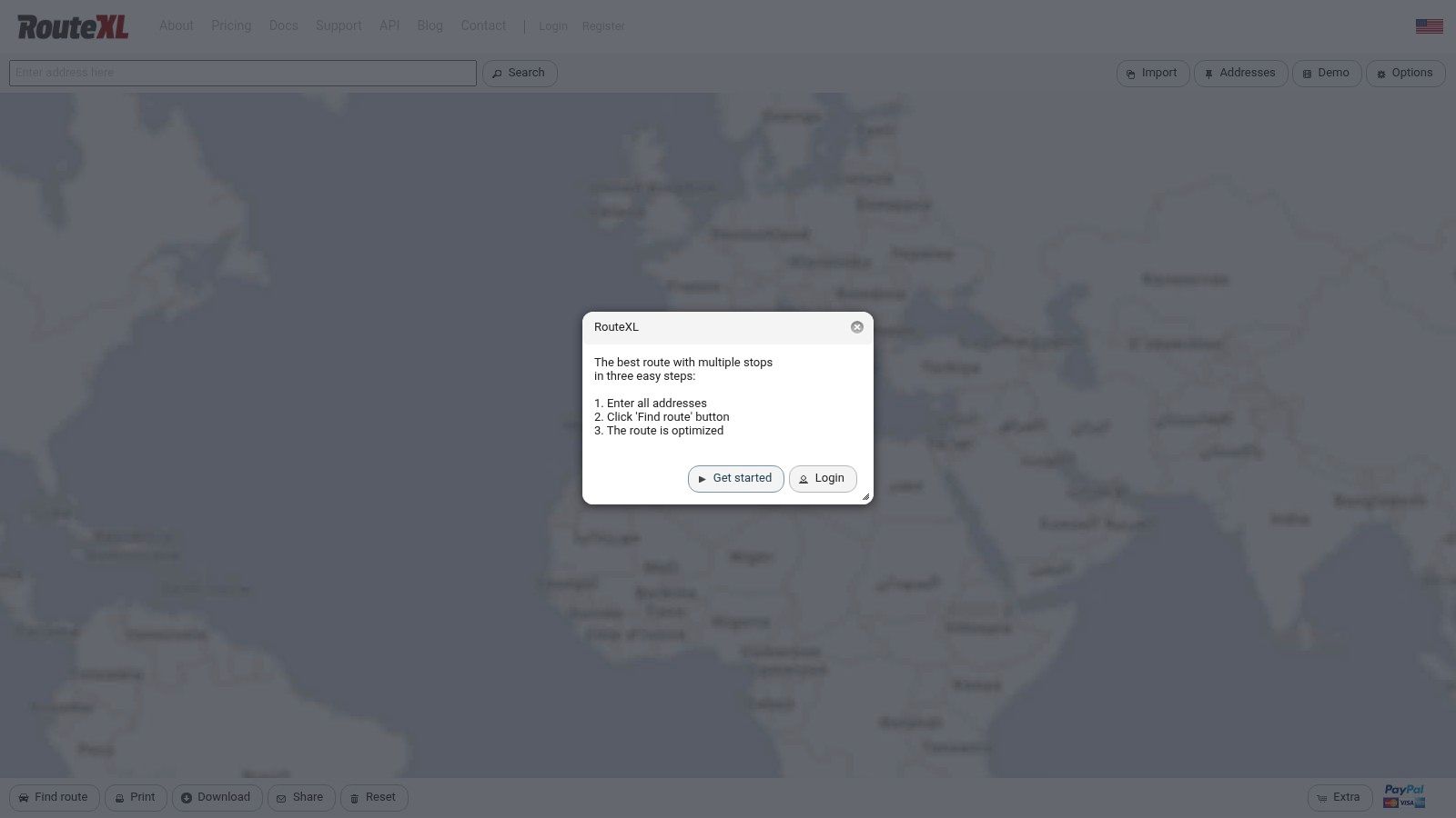 MapQuest Route Planner