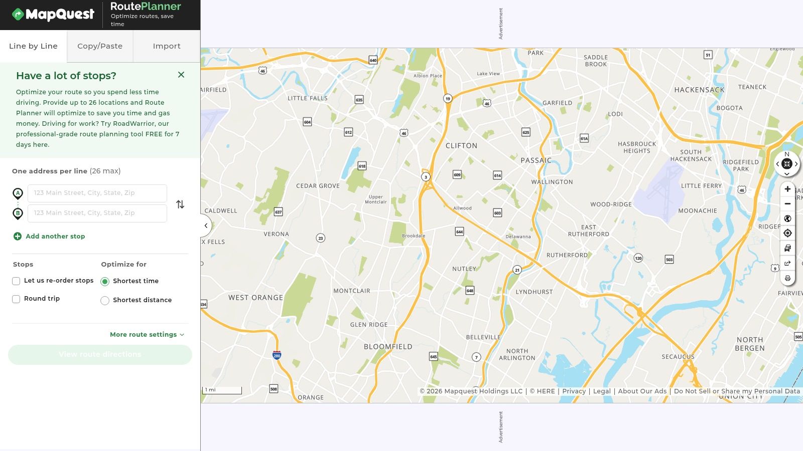 Shipday Free Route Planner