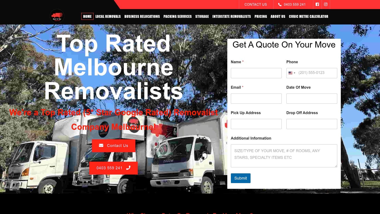 Get n Go Removals Melbourne