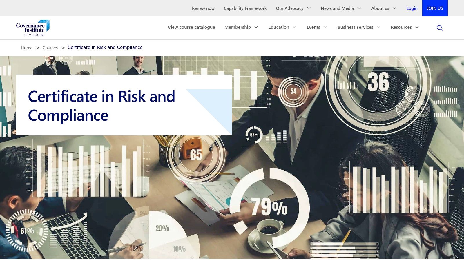 Governance Institute of Australia — Certificate in Risk and Compliance (bundle)