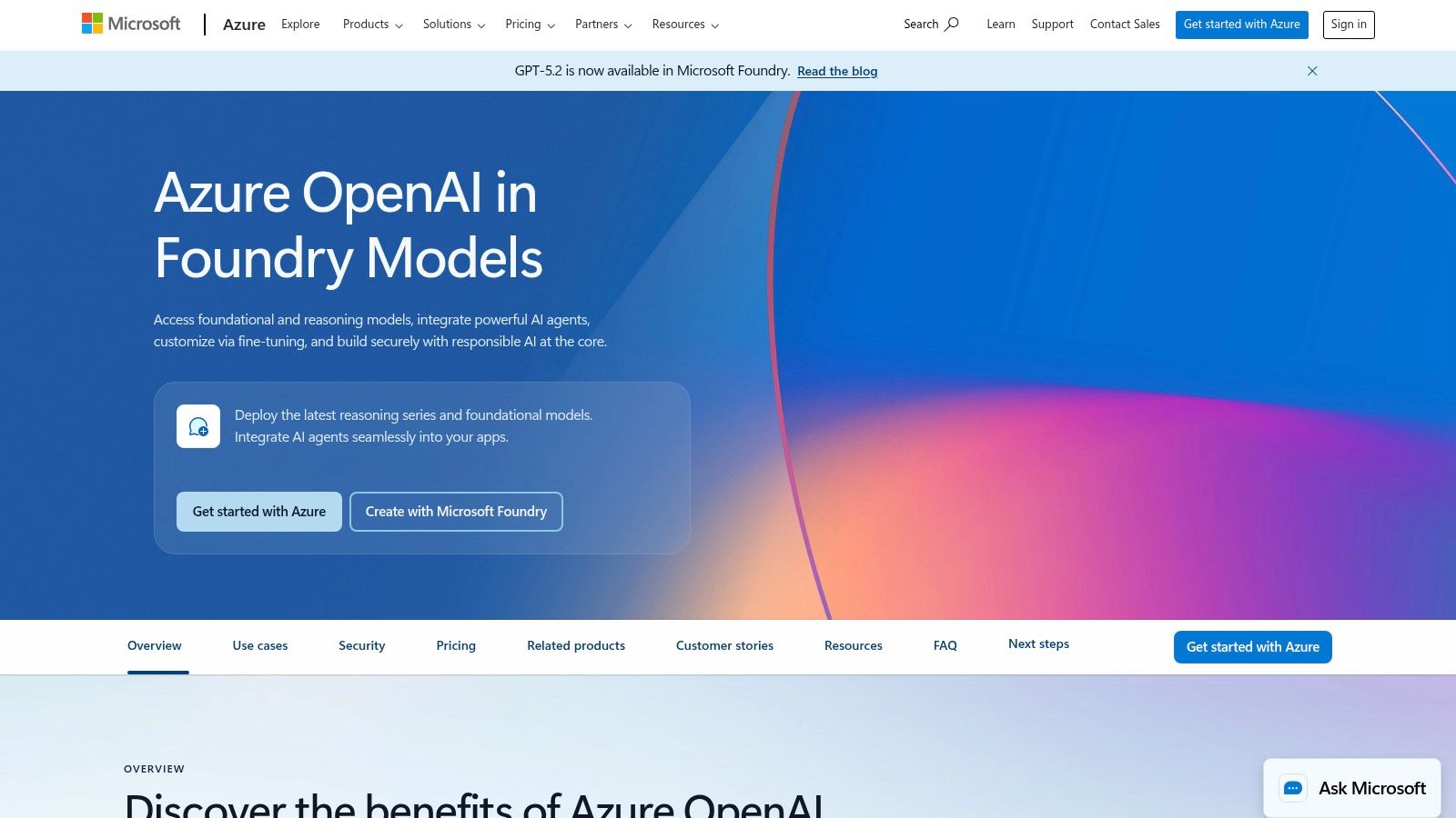 Microsoft Azure OpenAI Service