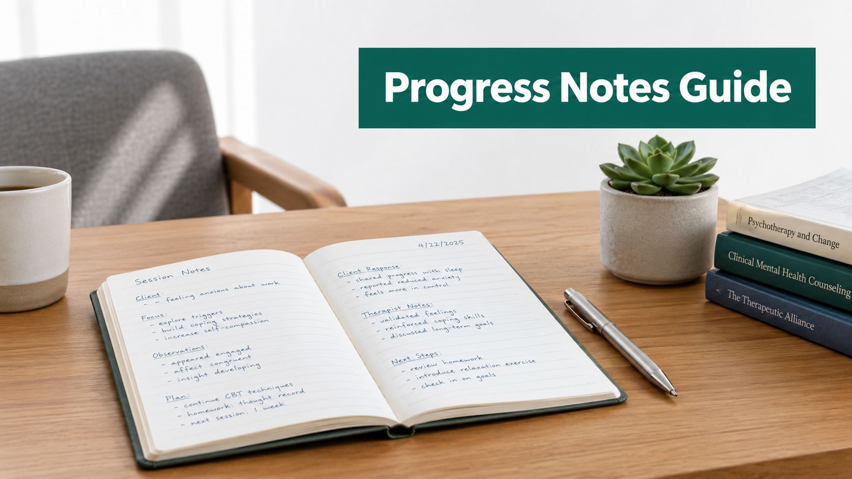 Therapy Progress Notes: A Complete Clinical Guide