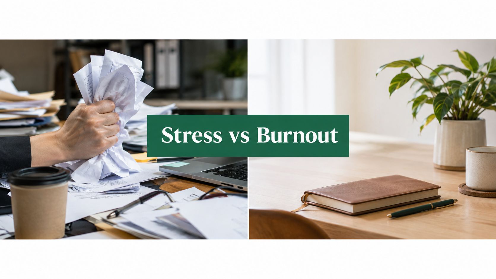The Difference Between Stress and Burnout: A Practical Guide
