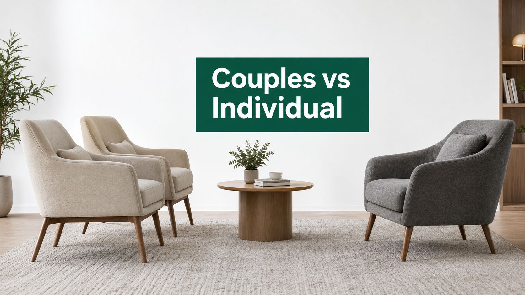 Couples Therapy vs Individual Therapy: A Clear Comparison