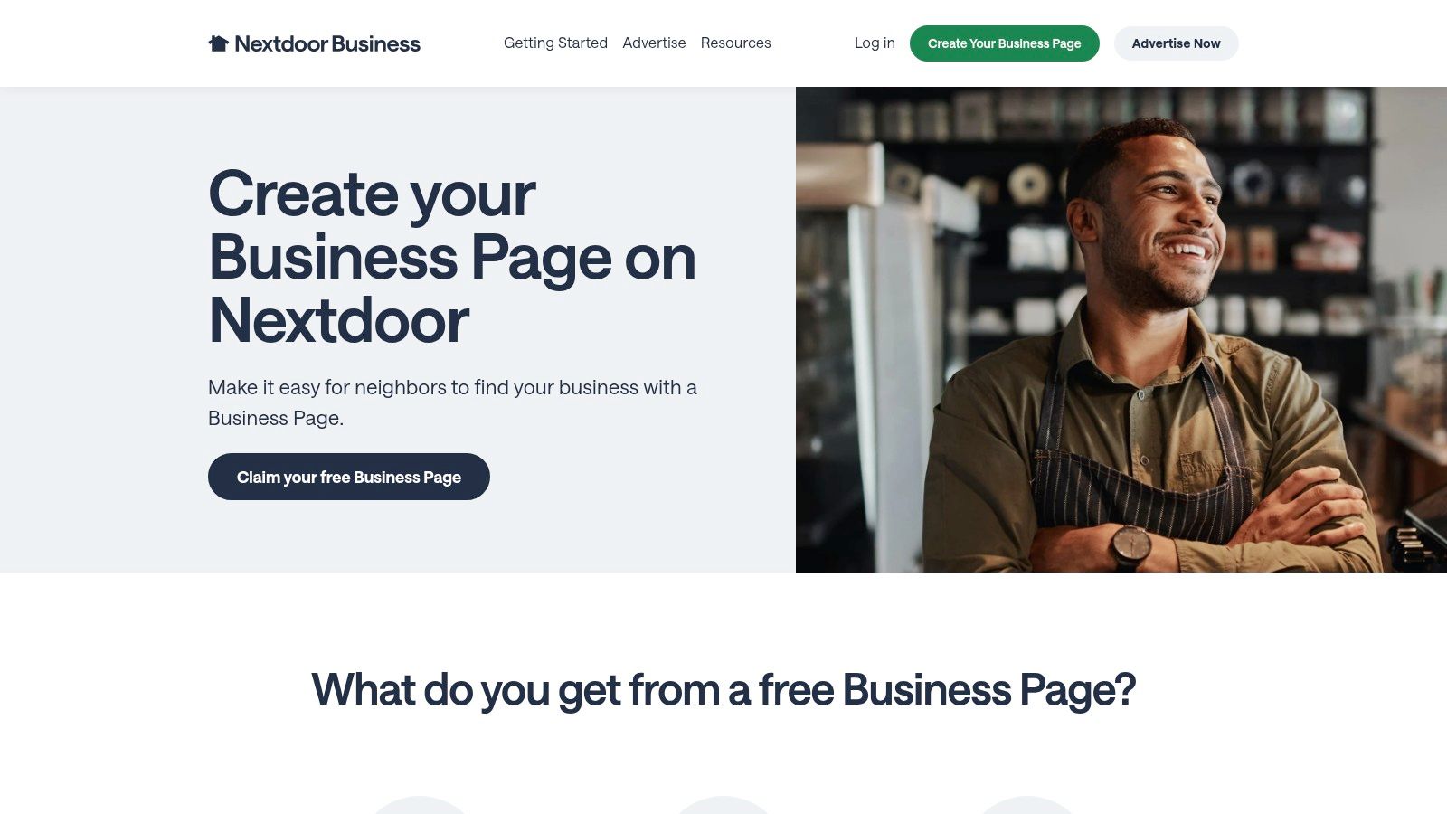 Nextdoor Business Page