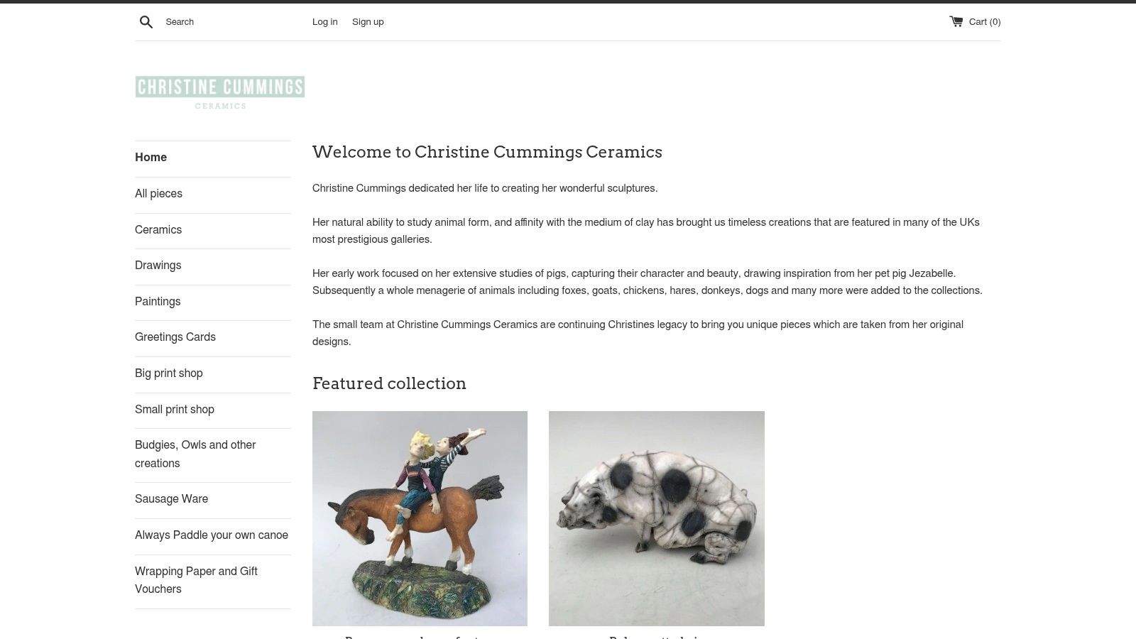 Christine Cummings Shop