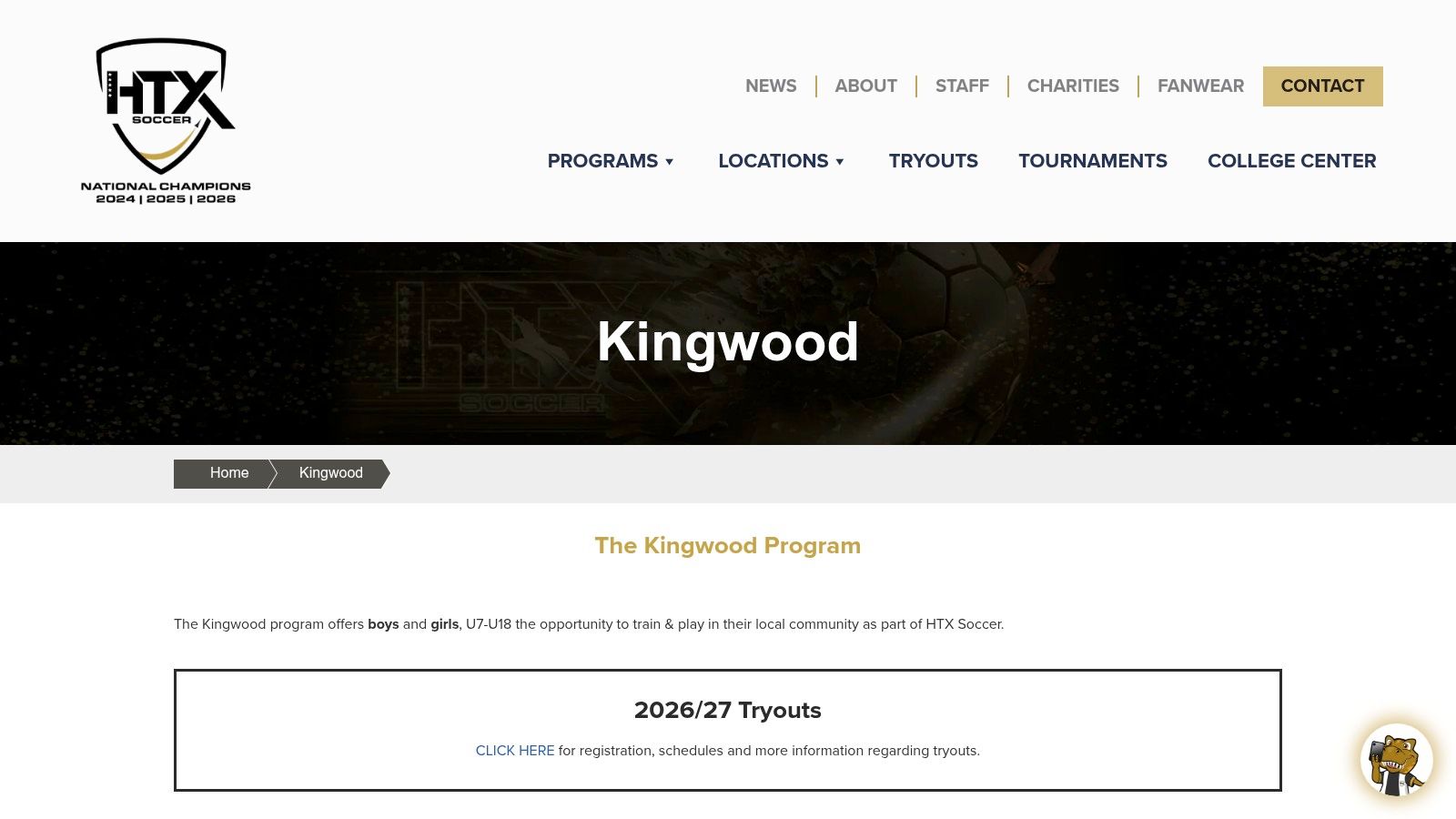 HTX Soccer, Kingwood