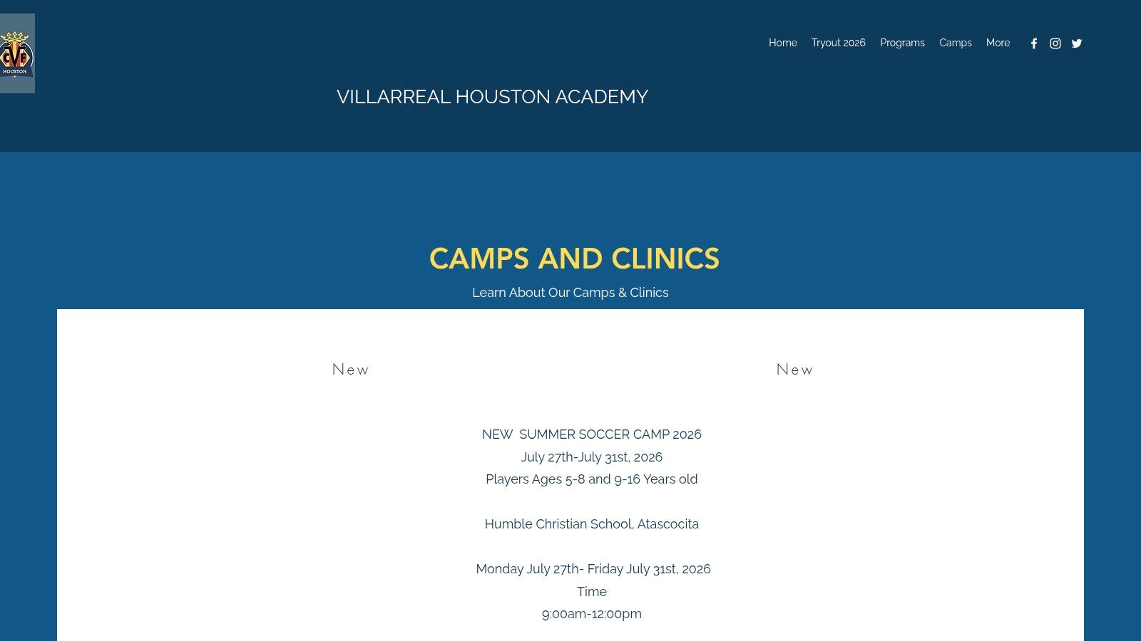 Soccer Camps