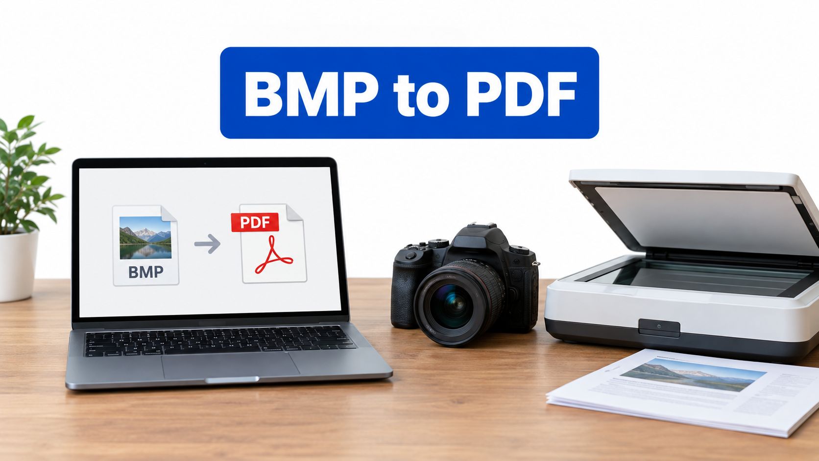 How to Convert BMP to PDF: Fast & Free Method