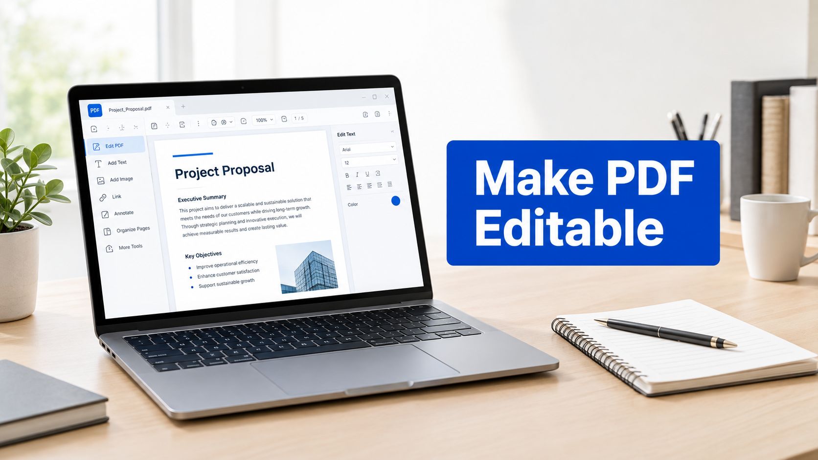 How to Make PDF Editable Without Software
