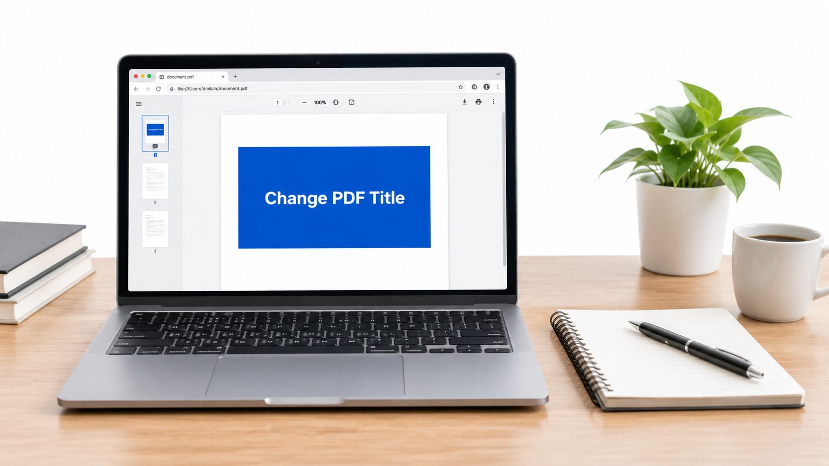 How to Change PDF Title Quickly in Your Browser
