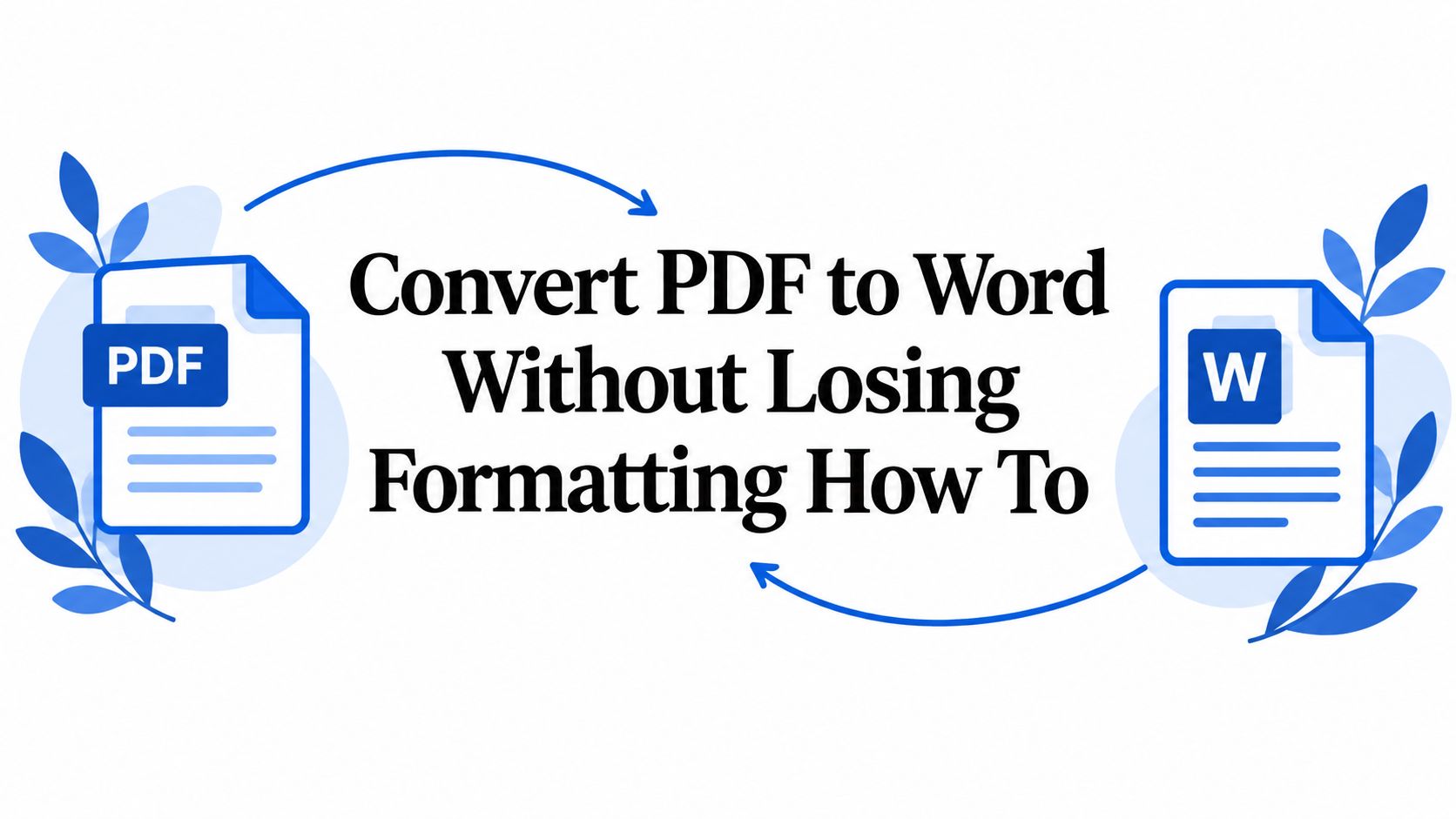 Convert PDF to Word Without Losing Formatting How To