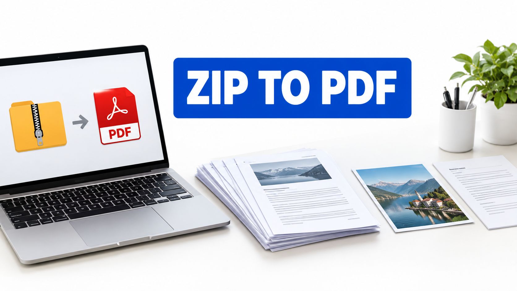 How to Use a Zip File to PDF Converter the Right Way
