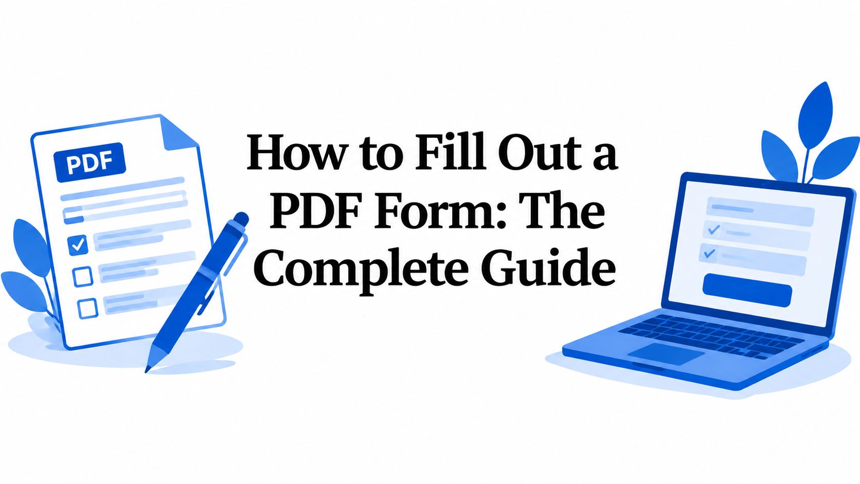 How to Fill Out a PDF Form: The Complete Guide