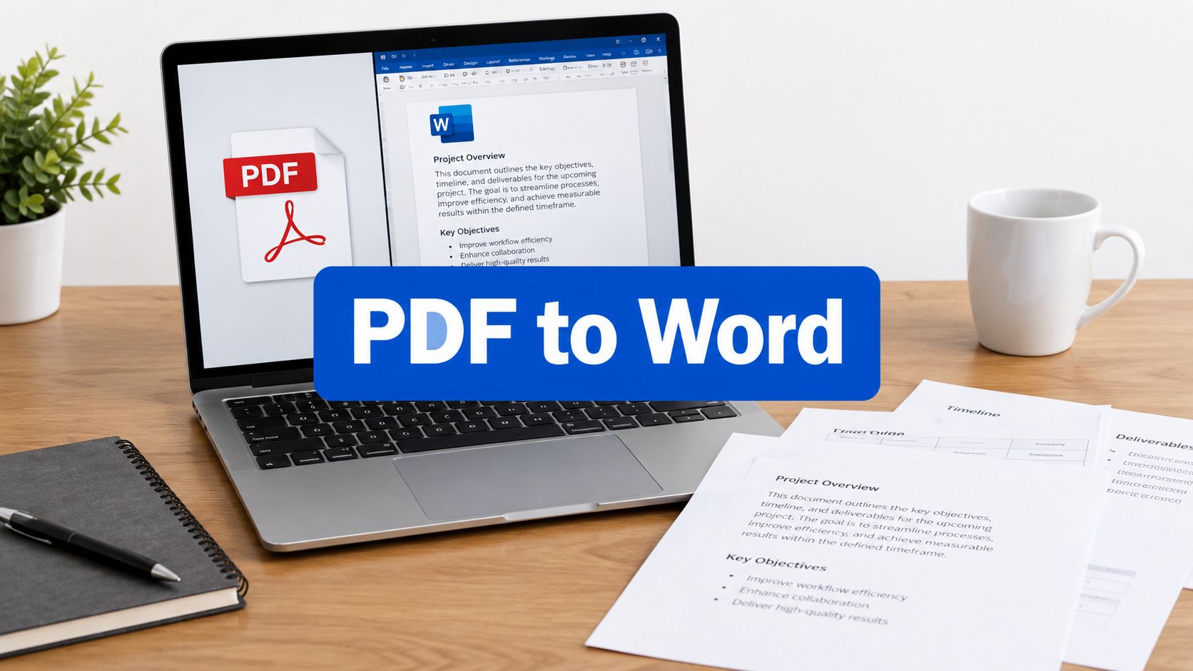 Save PDF as Word Doc the Easy Way