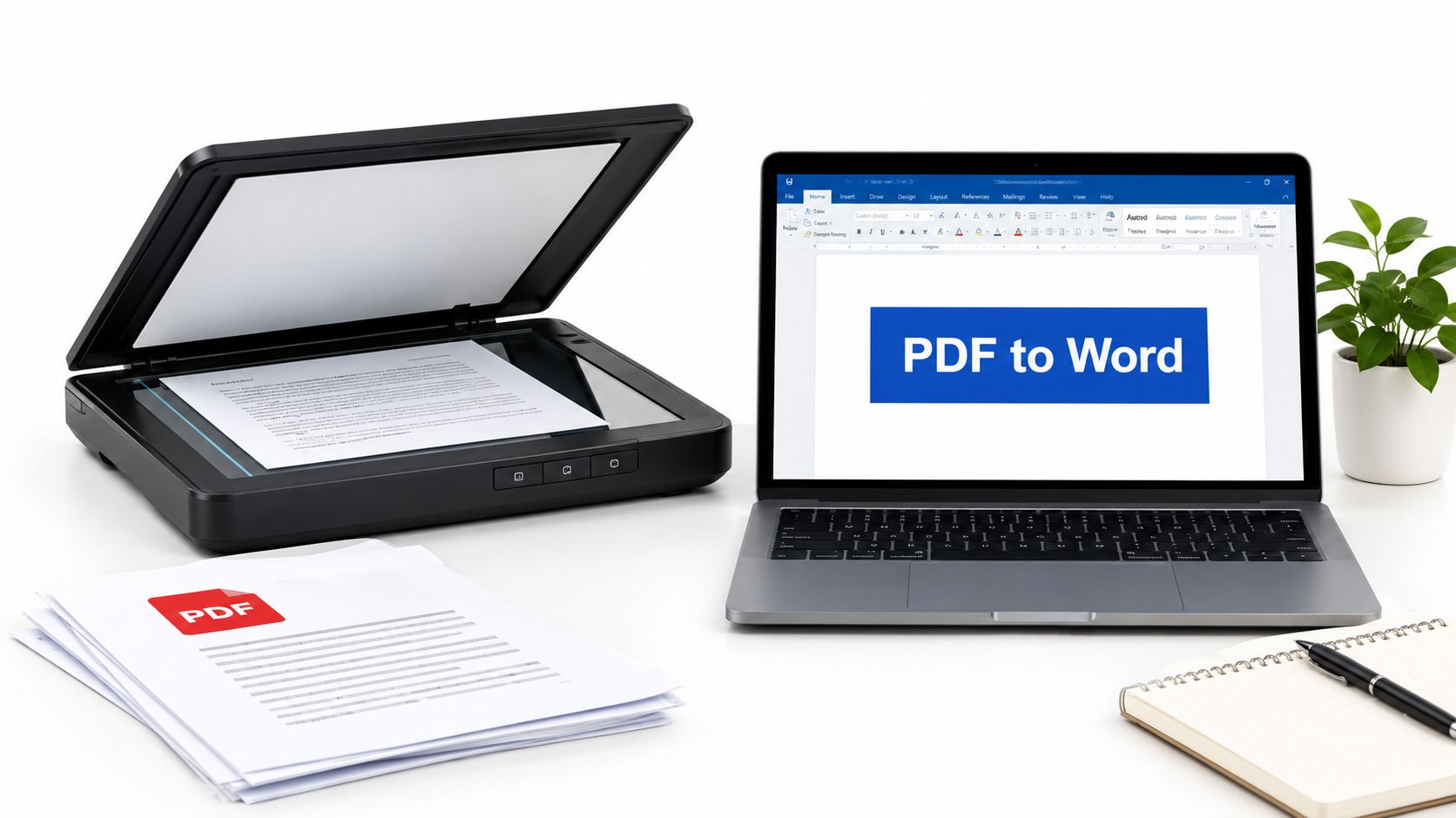 How to Convert Scanned PDF to Word the Easy Way