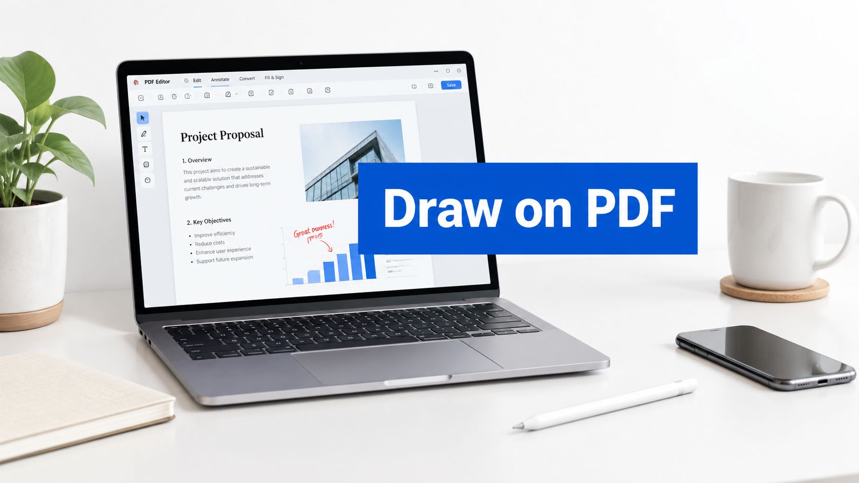 Draw on Pdf