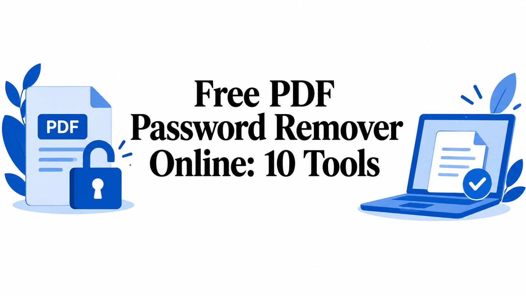 Free PDF Password Remover Online: 10 Tools