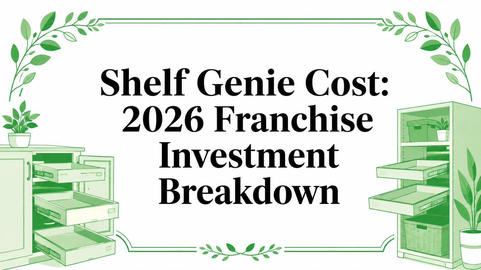Shelf Genie Cost: 2026 Franchise Investment Breakdown