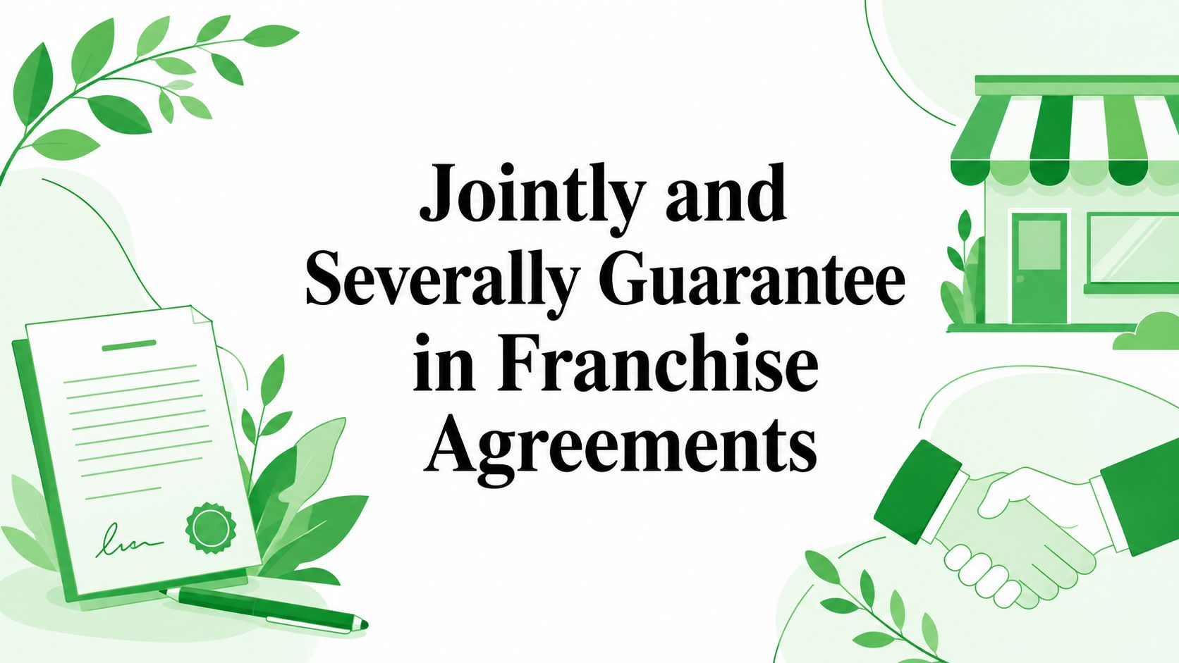 Jointly and Severally Guarantee in Franchise Agreements
