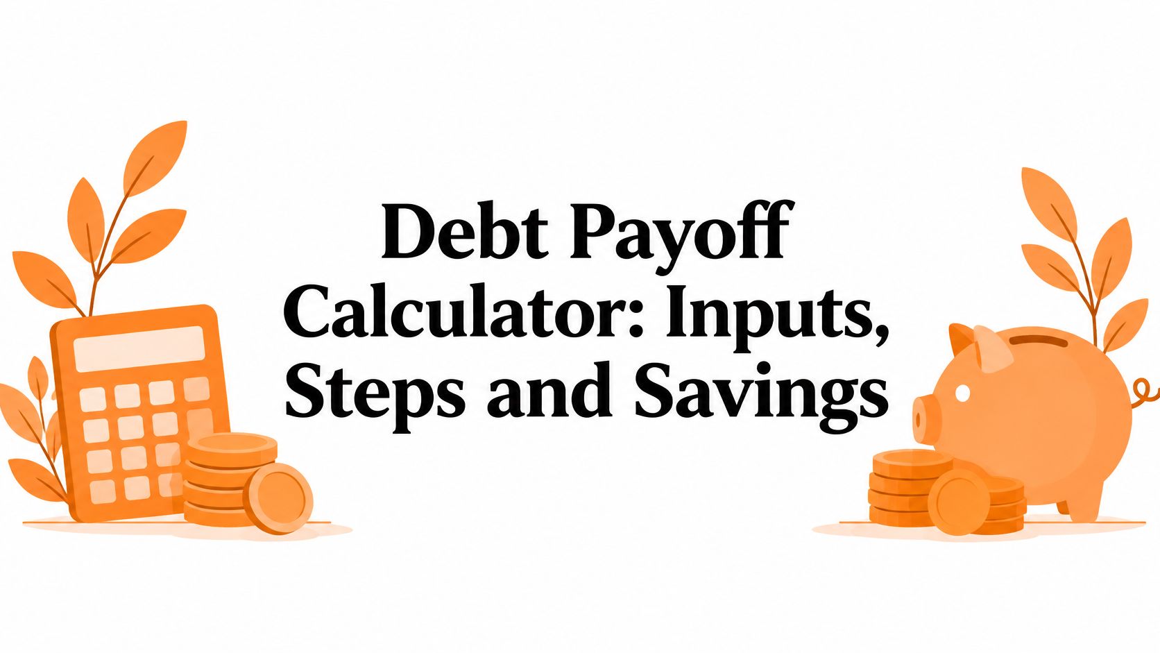 Debt Payoff Calculator: Inputs, Steps and Savings