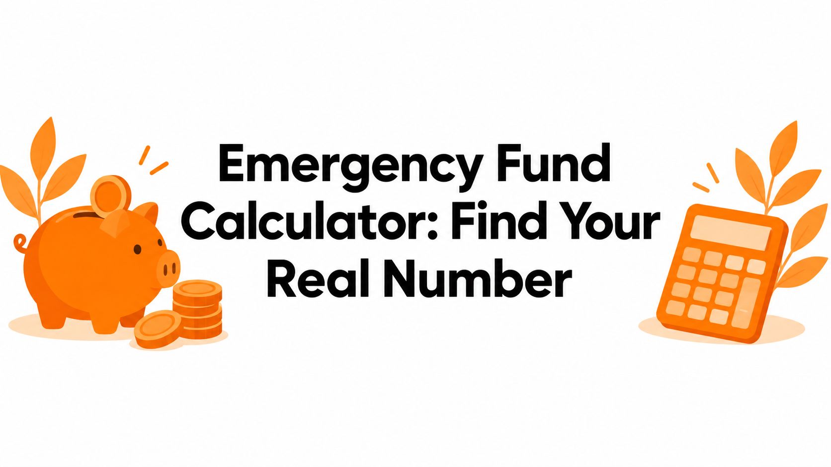 Emergency Fund Calculator: Find Your Real Number