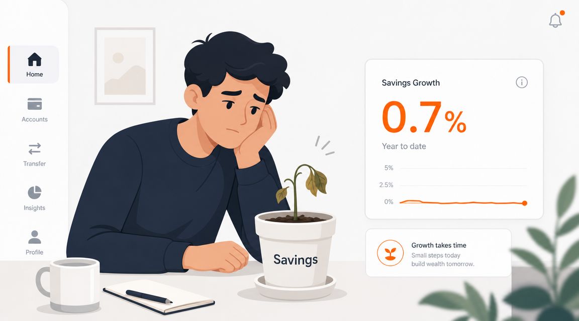 Why Your Savings Account Isn't Growing as Fast as You'd Hoped
