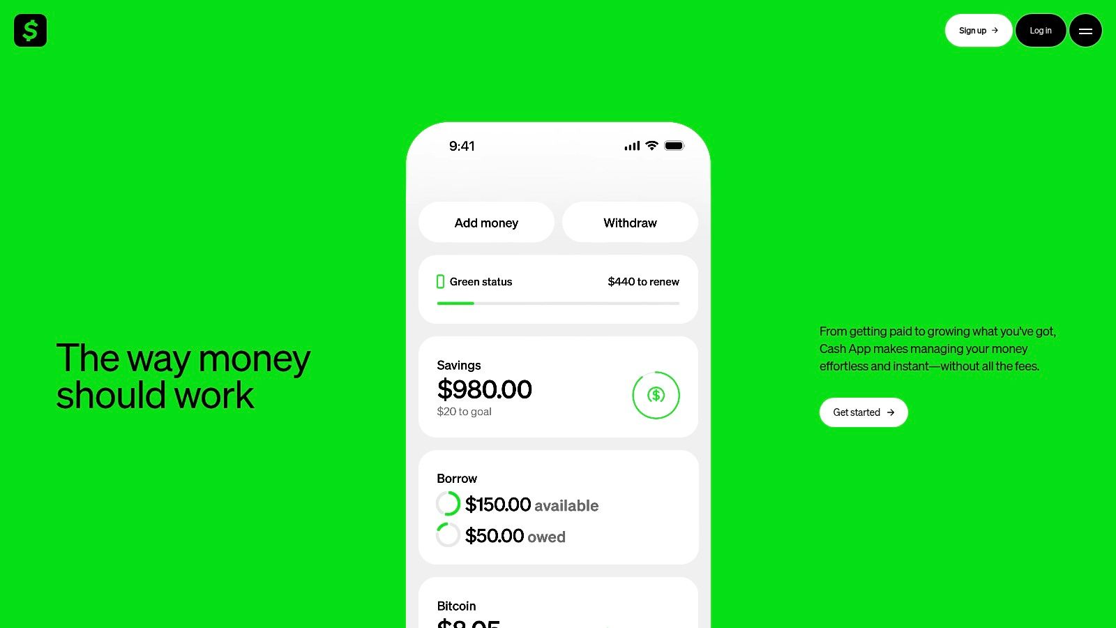 Screenshot from https://cash.app
