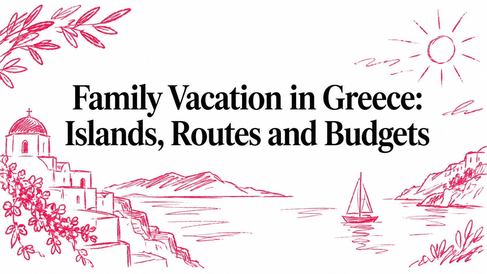 Family Vacation in Greece: Islands, Routes and Budgets