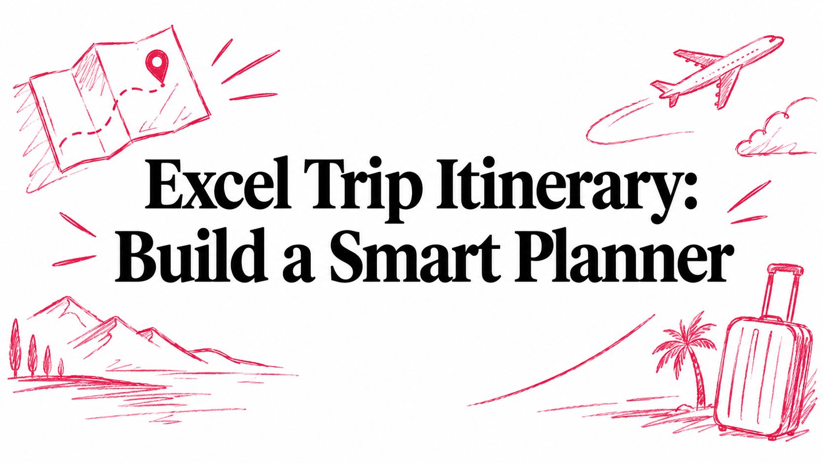 Excel Trip Itinerary: Build a Smart Planner