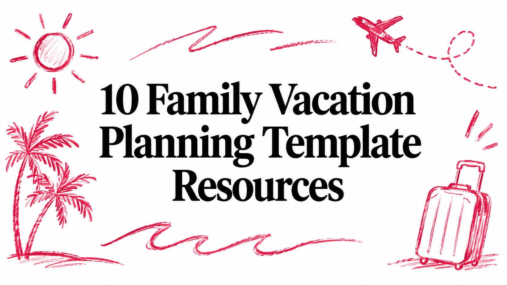 10 Family Vacation Planning Template Resources