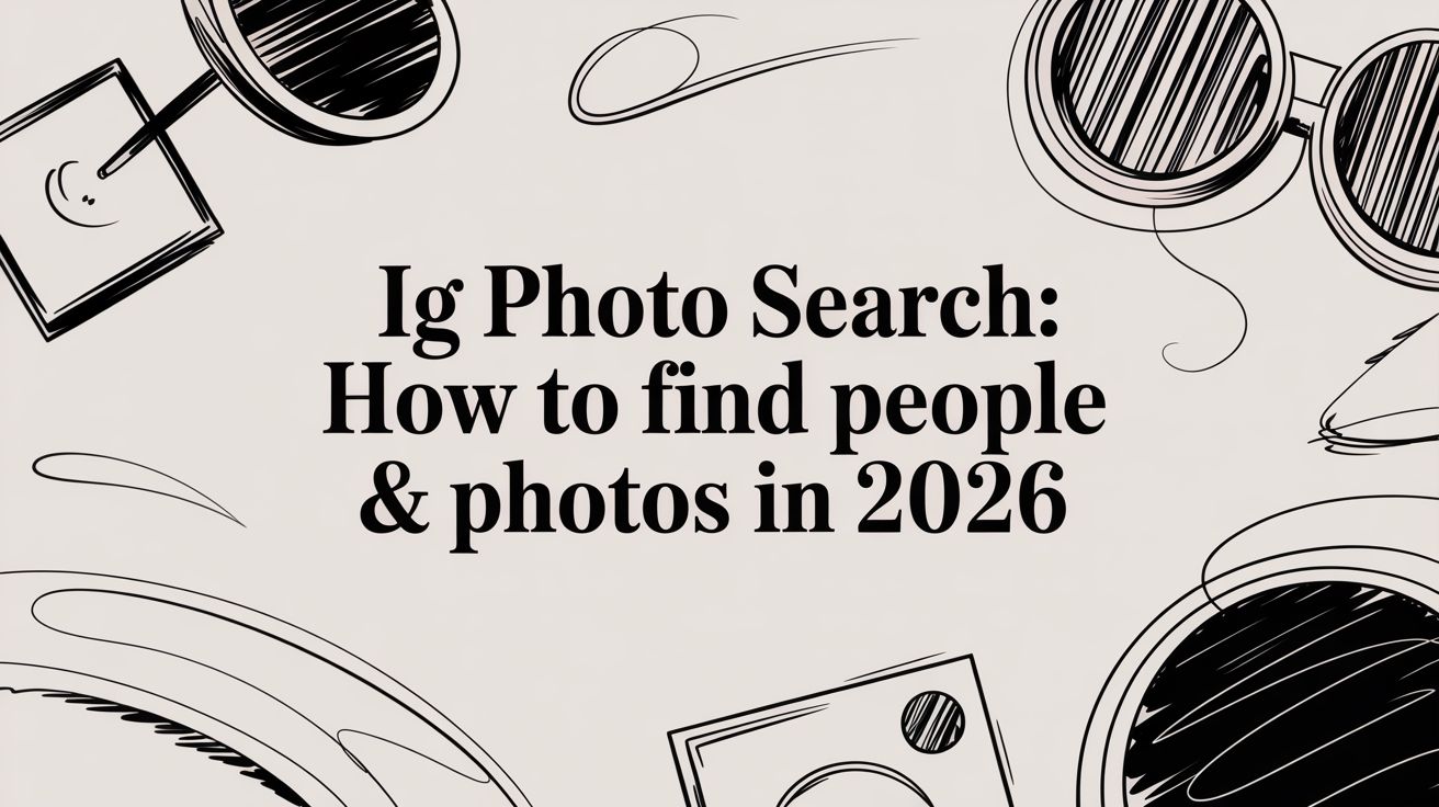 IG Photo Search: How to Find People & Photos in 2026 | PeopleFinder