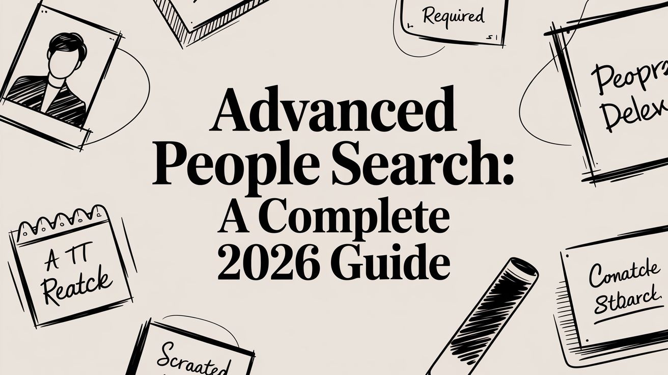 Advanced People Search: A Complete 2026 Guide | PeopleFinder