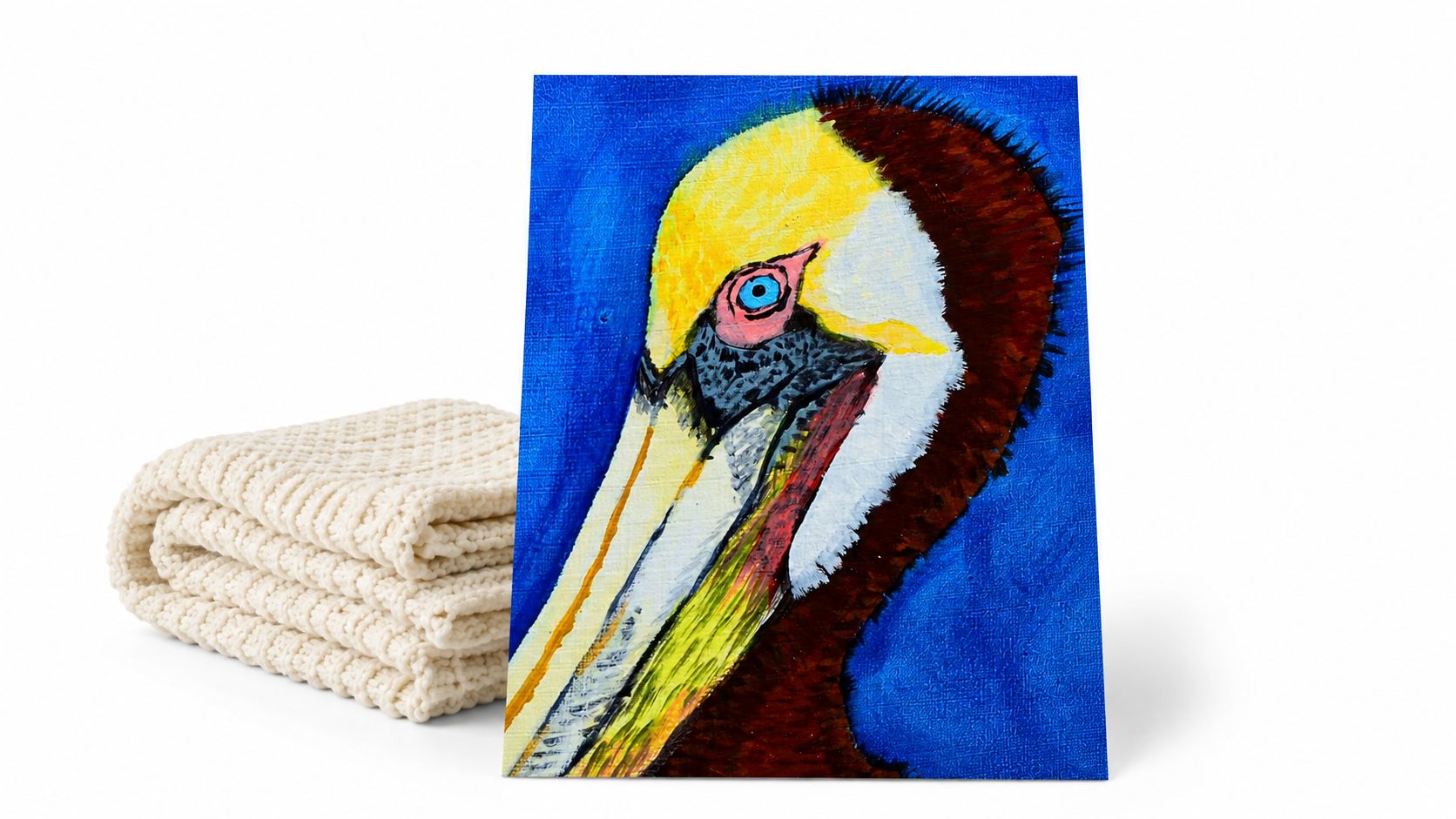 William Tucker Pelican Wall Art Print - Coastal Decor - Pelican Portrait