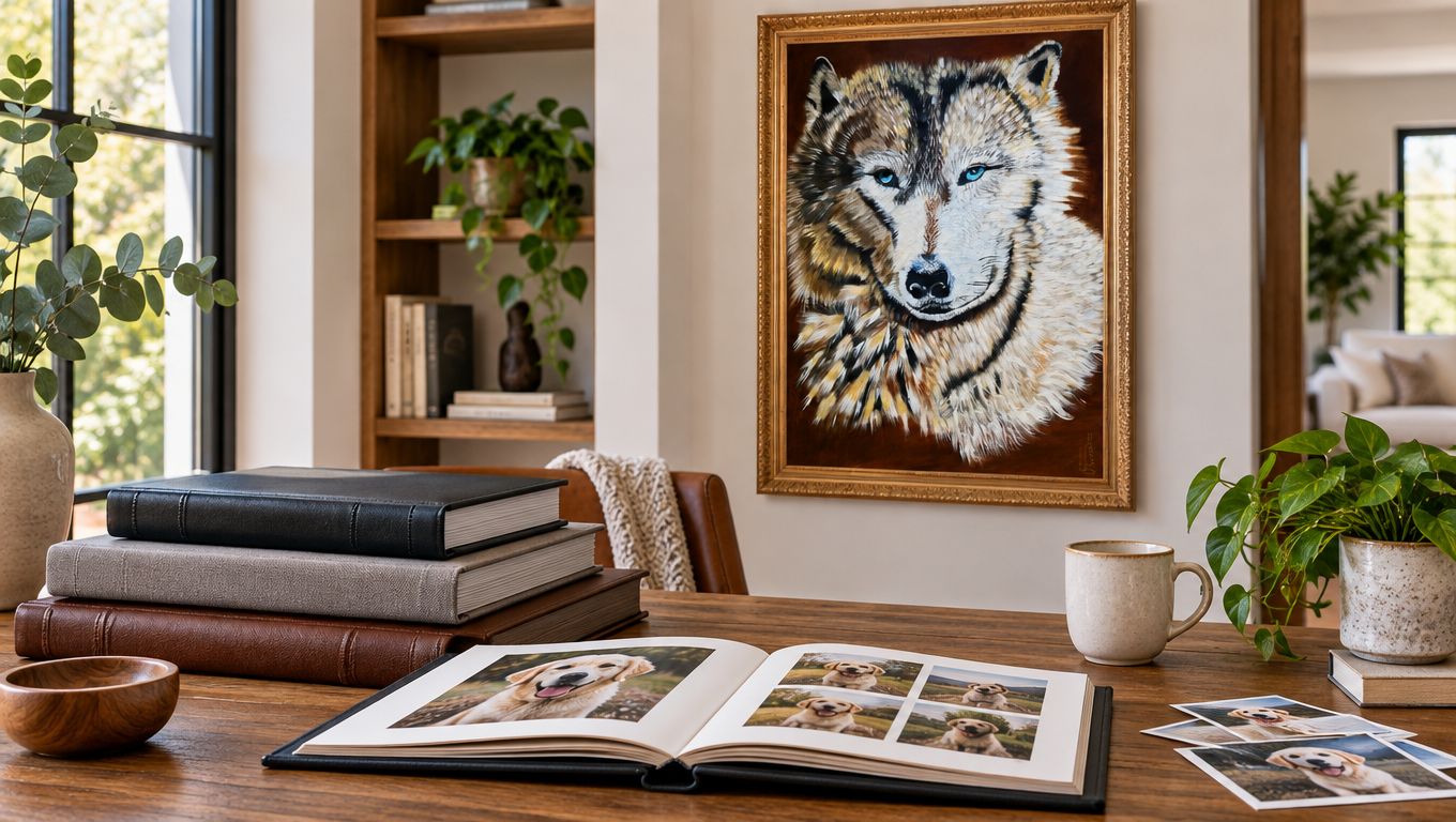 William Tucker Wolf Painting for Sale - Original Artwork - Ghost of the Forrest
