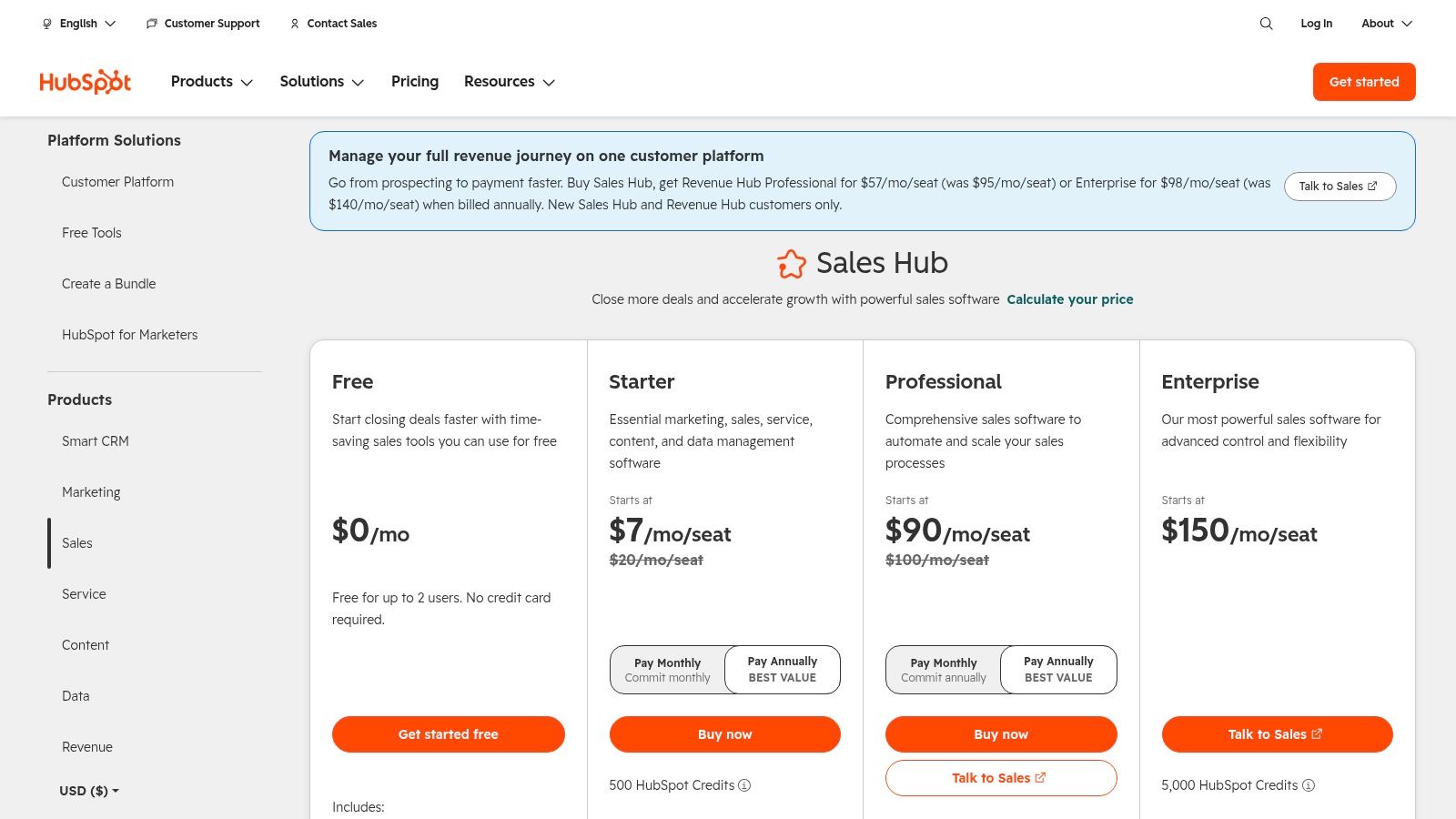 HubSpot CRM + Sales Hub