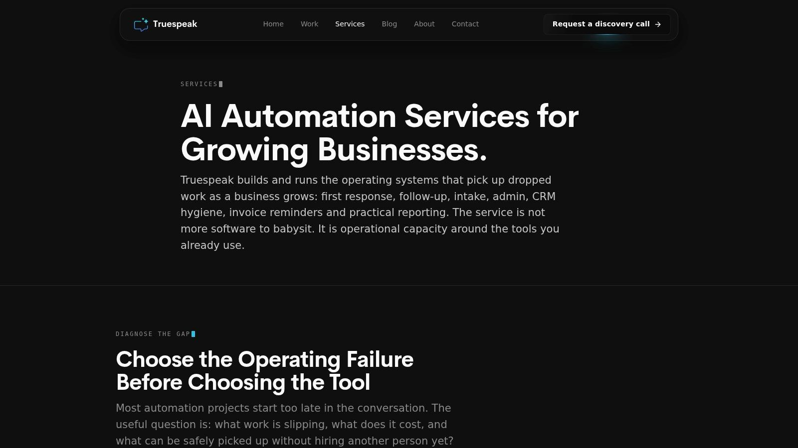 Truespeak - AI Automation Services