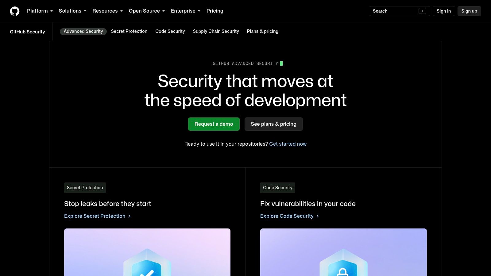 GitHub Advanced Security (GHAS)