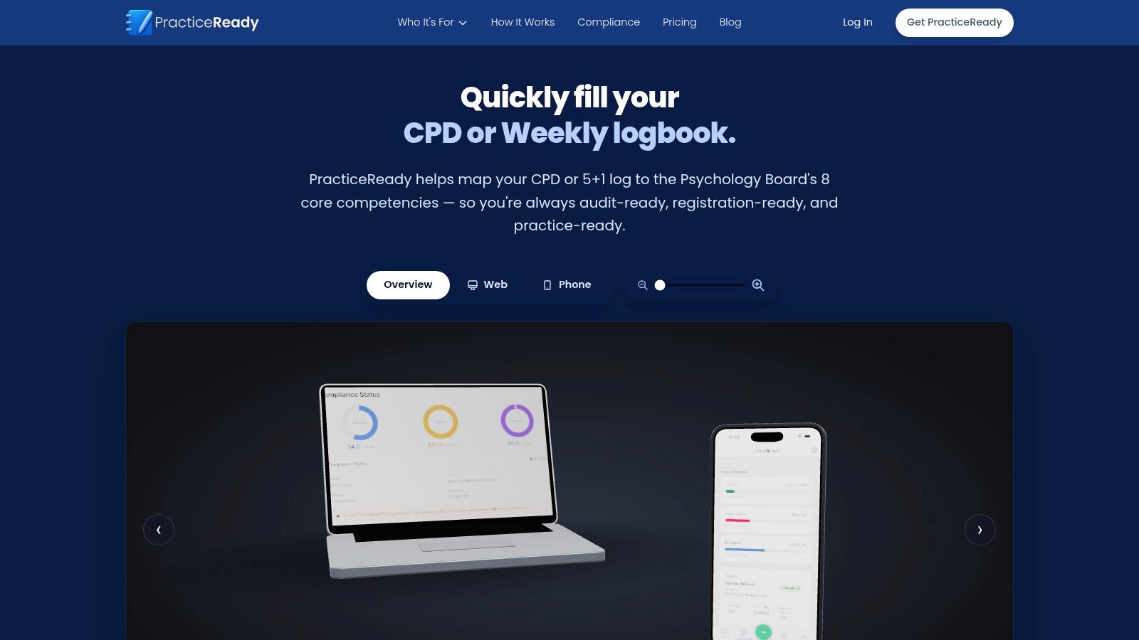 Screenshot from https://practiceready.com.au