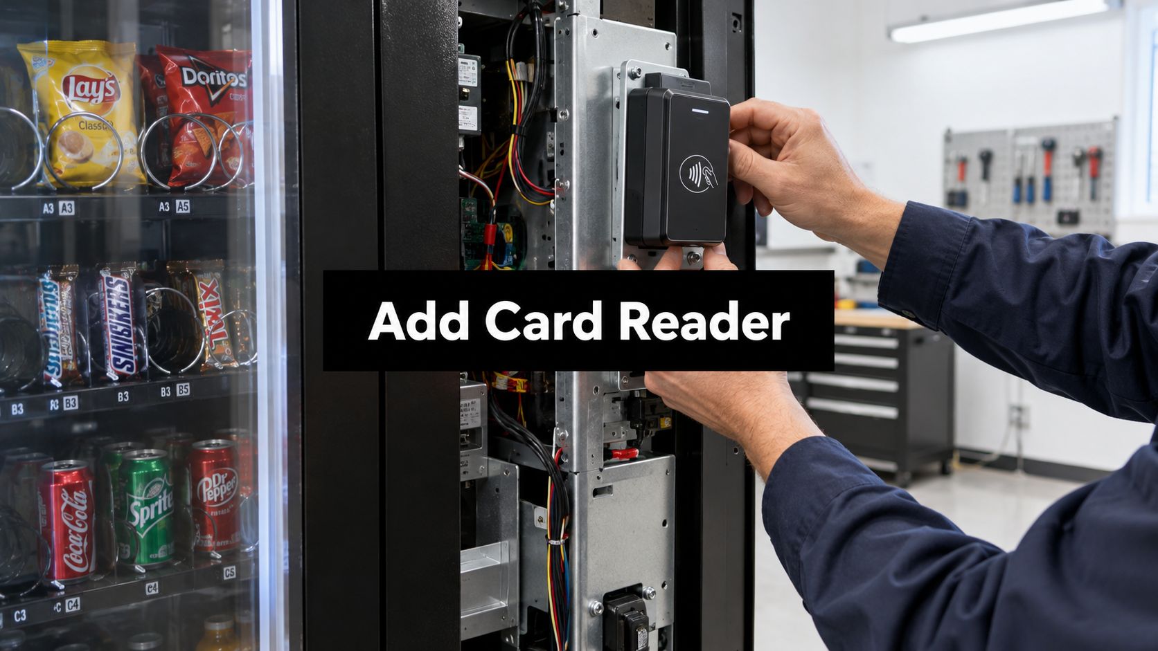 How to Add Card Reader to Vending Machine