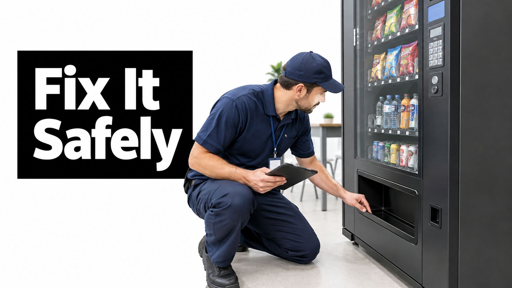Fix Vending Machine Problems the Safe Way