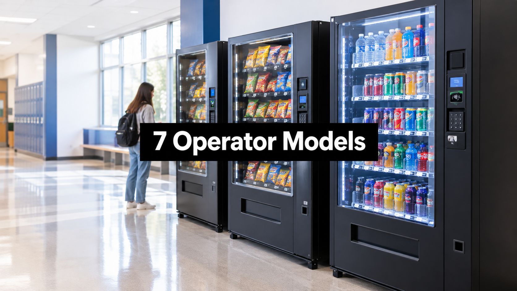 Schools with Vending Machines: 7 Operator Models for 2026