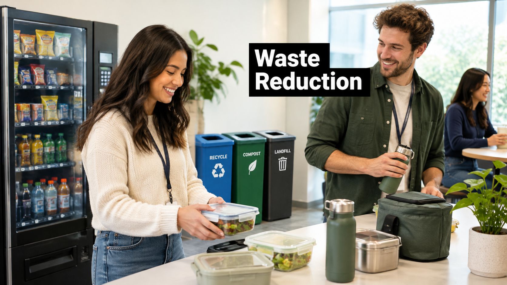 8 Waste Reduction Strategies for Break Room Vending