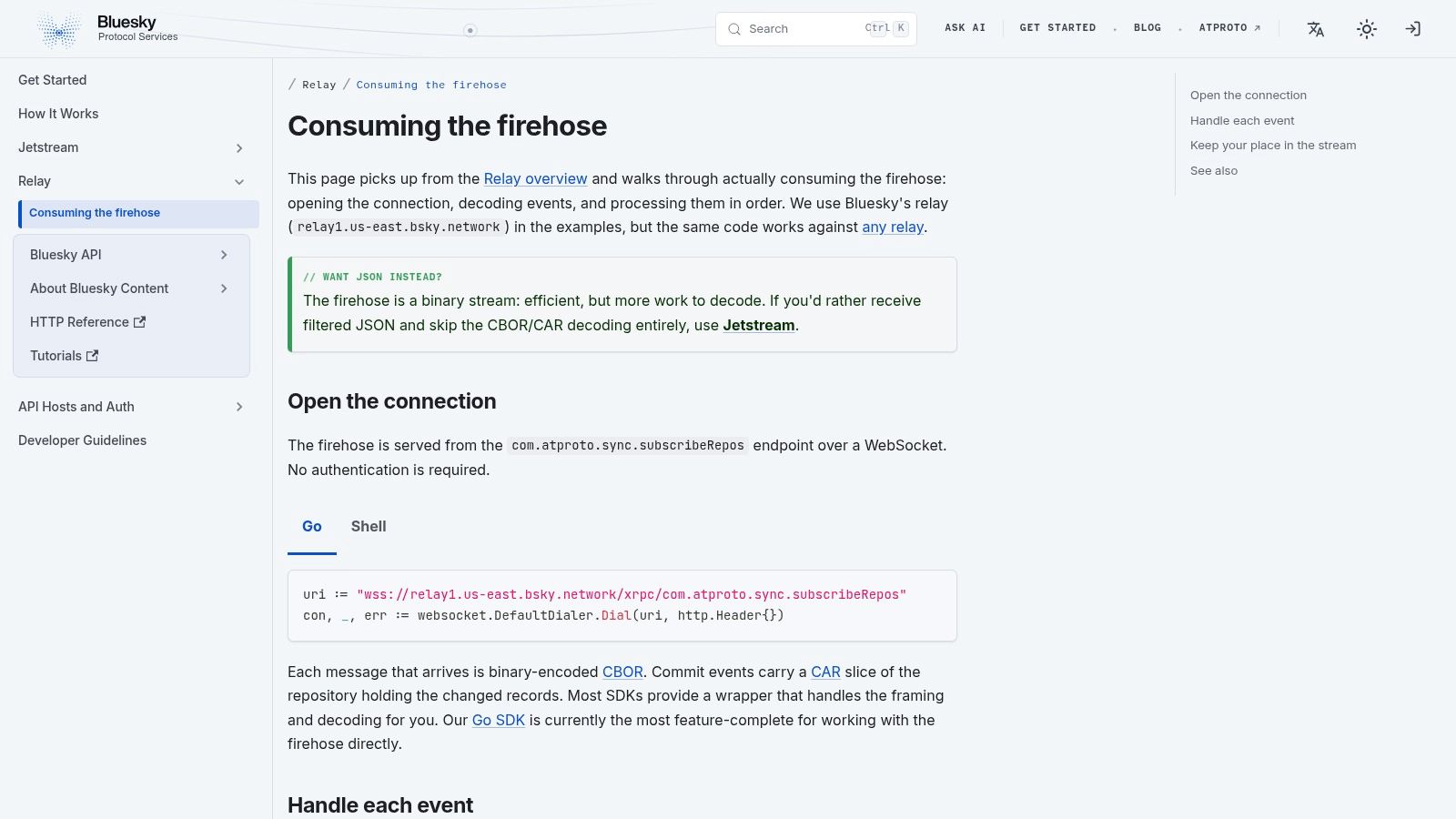 Bluesky and AT Protocol Firehose via Jetstream