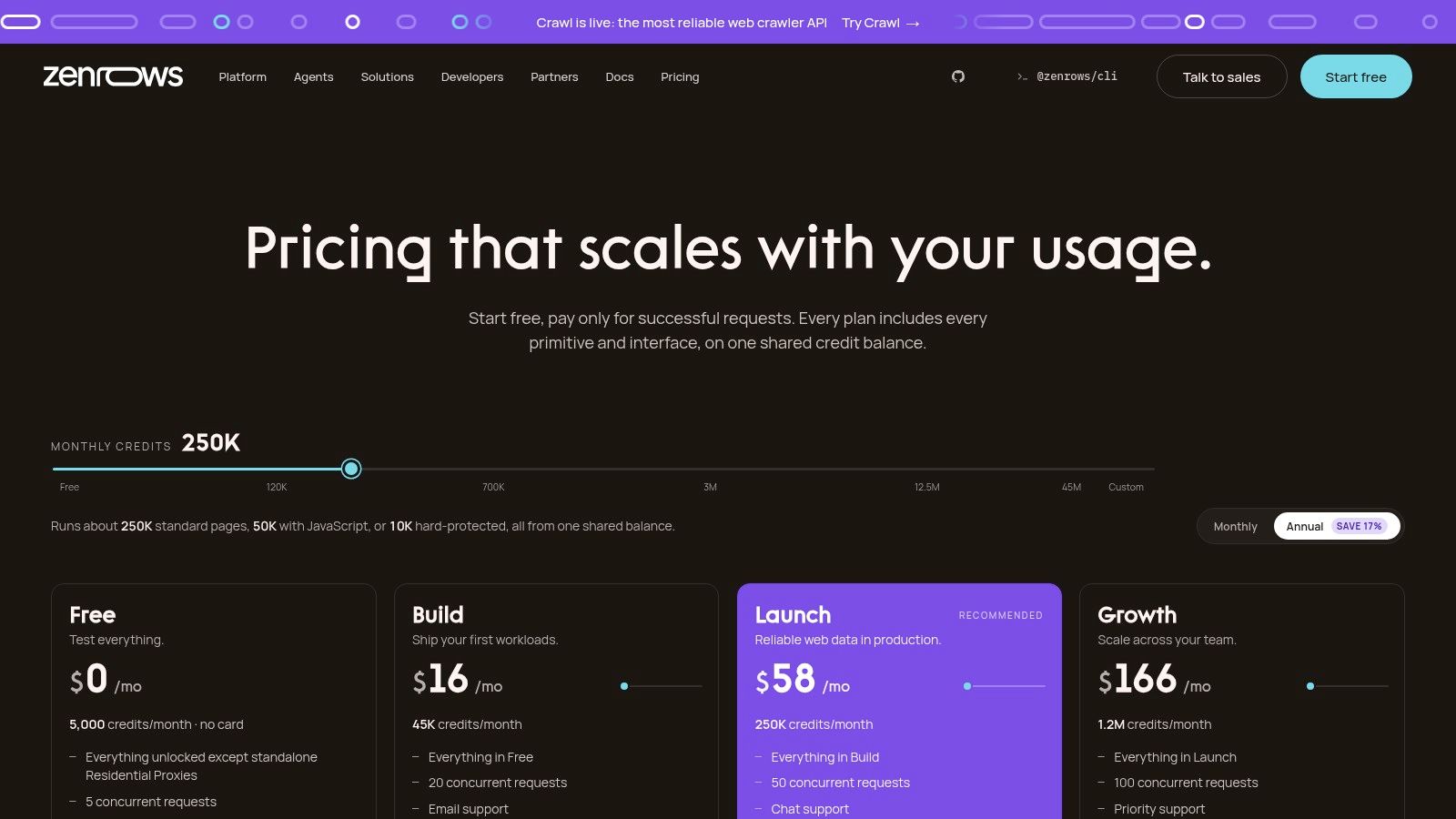 ZenRows Scraping API
