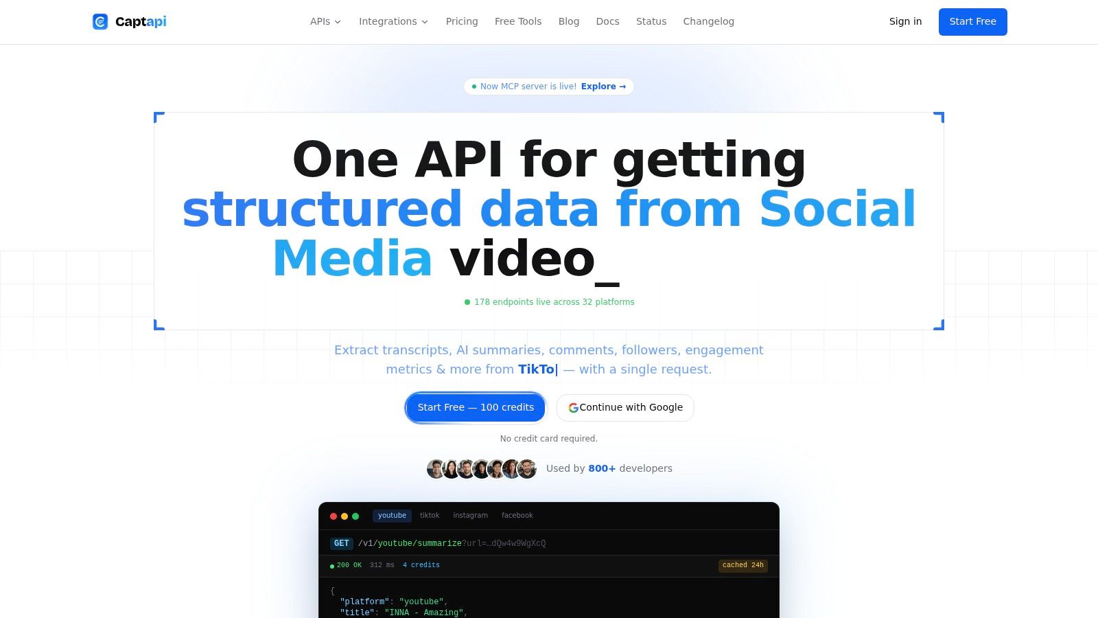 Screenshot from https://www.captapi.com